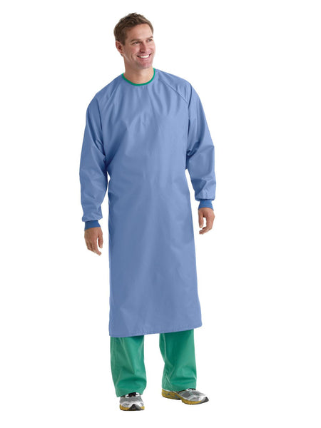 Medline p/n NON27457 Gowns, Procedure: Premium Breathable Film Chemo-Tested  Procedure Gowns with Knit Cuffs,